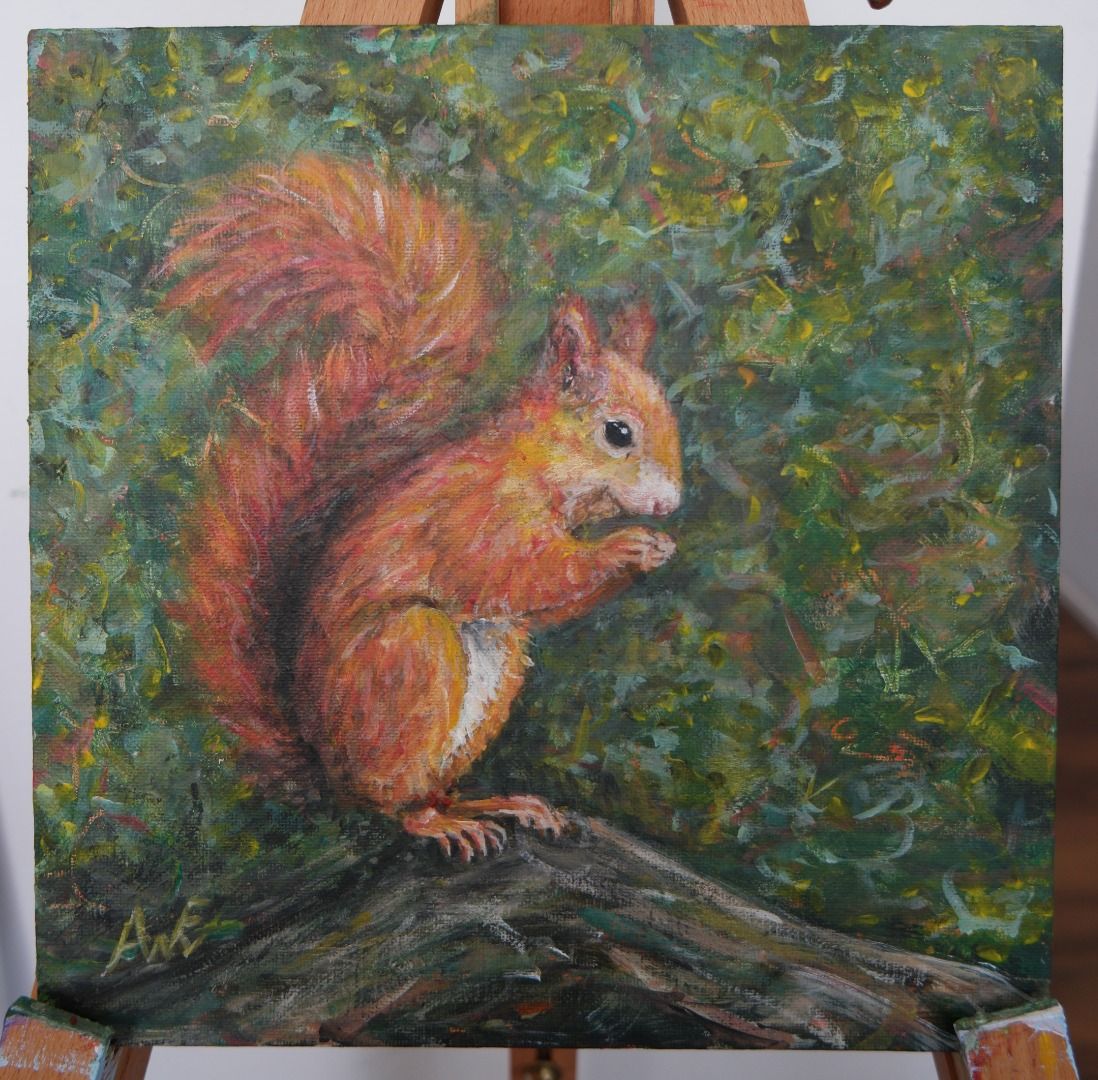 schilderij eekhoorn
